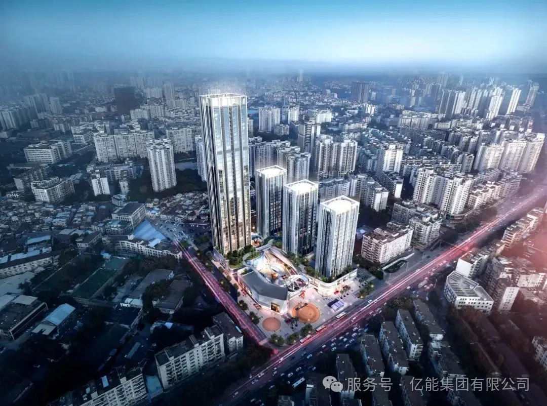 电力“满格”！178米天际地标亮灯，华新广场二期送电成功